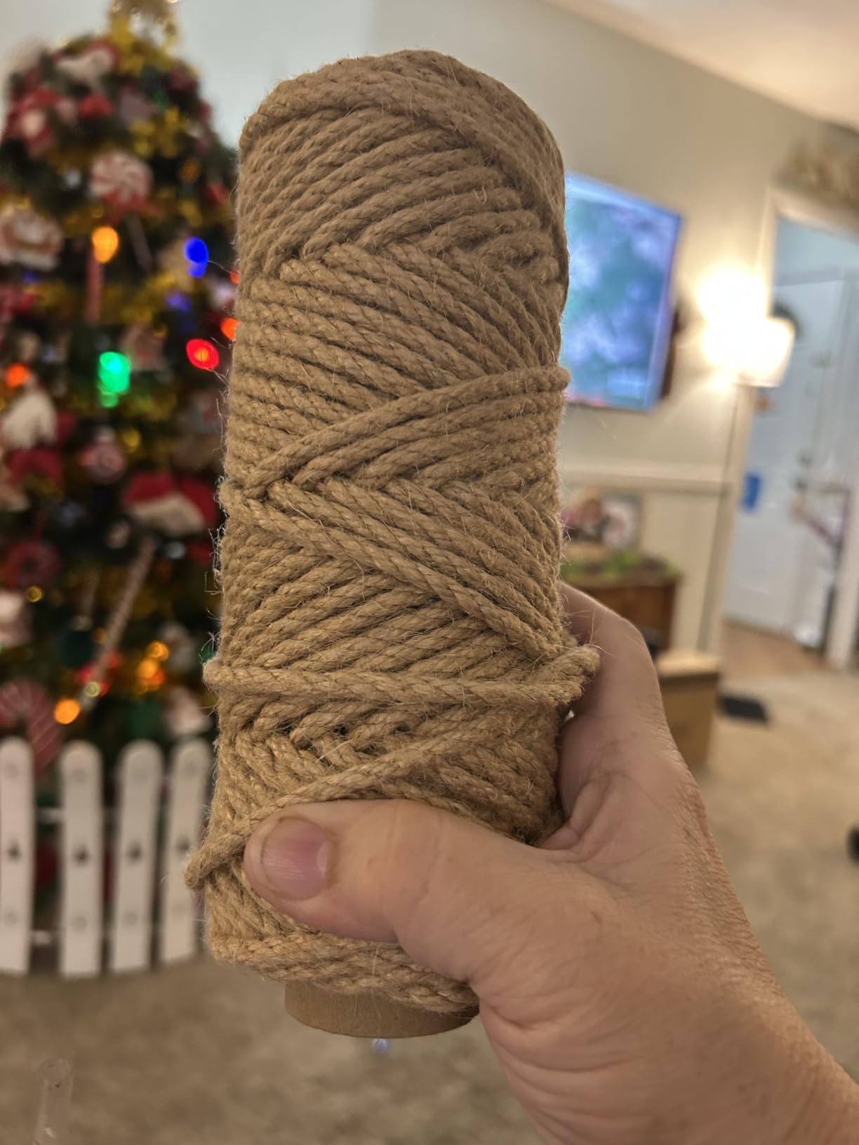 Twine Jute Natural - Натуральный джутовый шпагат 4/5/6 мм, сверхпрочный