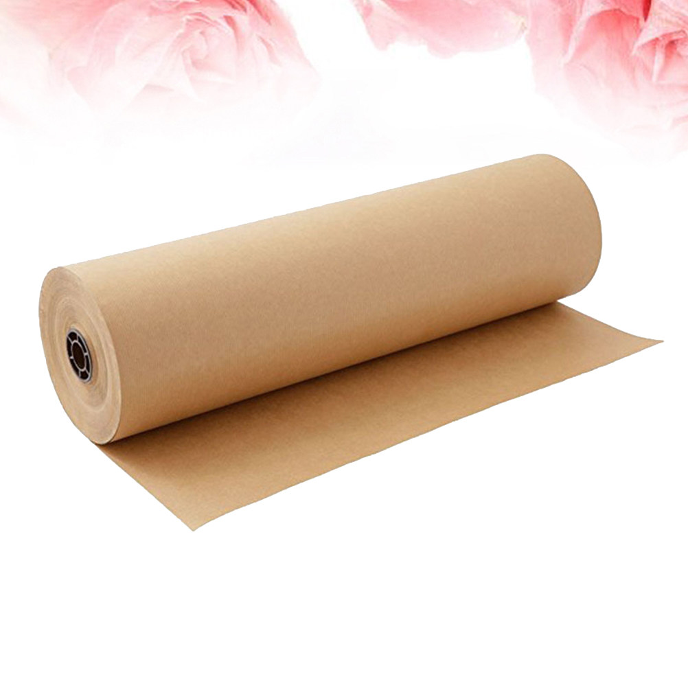 Рулон крафт-бумаги с дизайном  – обзор и цена Flower Wrap Kraft