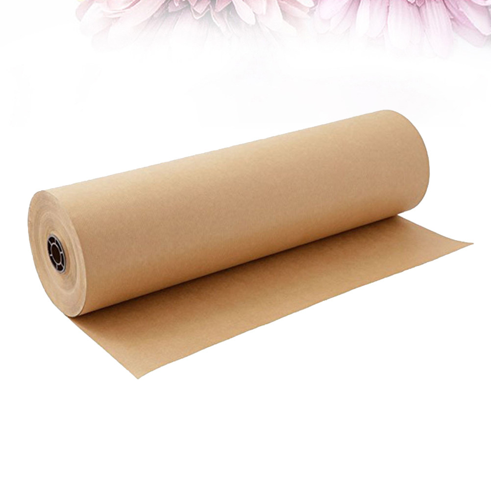 Рулон крафт-бумаги с дизайном  – обзор и цена Flower Wrap Kraft