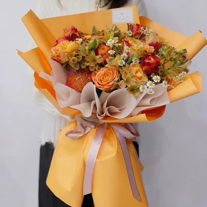 Однотонная бумага в Корейском  – обзор и цена Anda Florist Supply