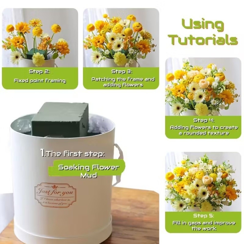 Зеленый пенопласт для цветочны – обзор и цена Bouquet Holder Foam