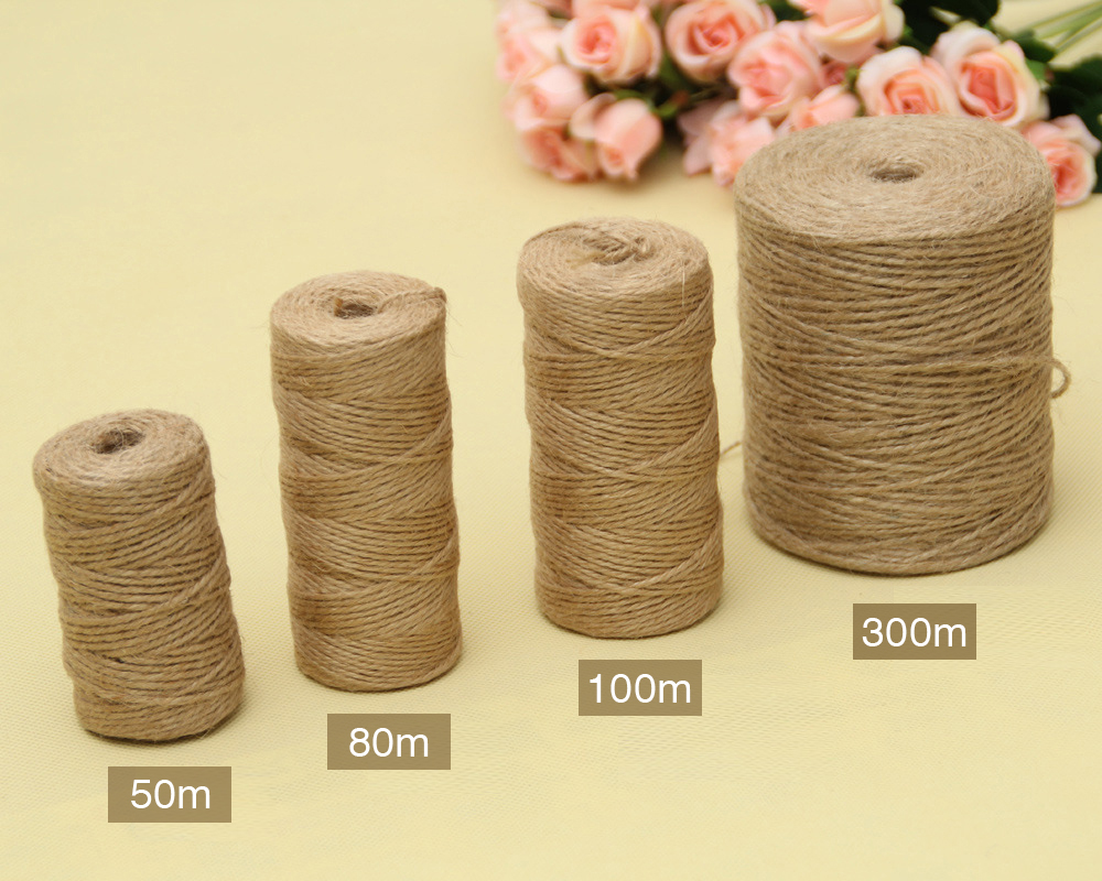 50/80/100 метров натуральная в – обзор и цена Twine Jute Natural