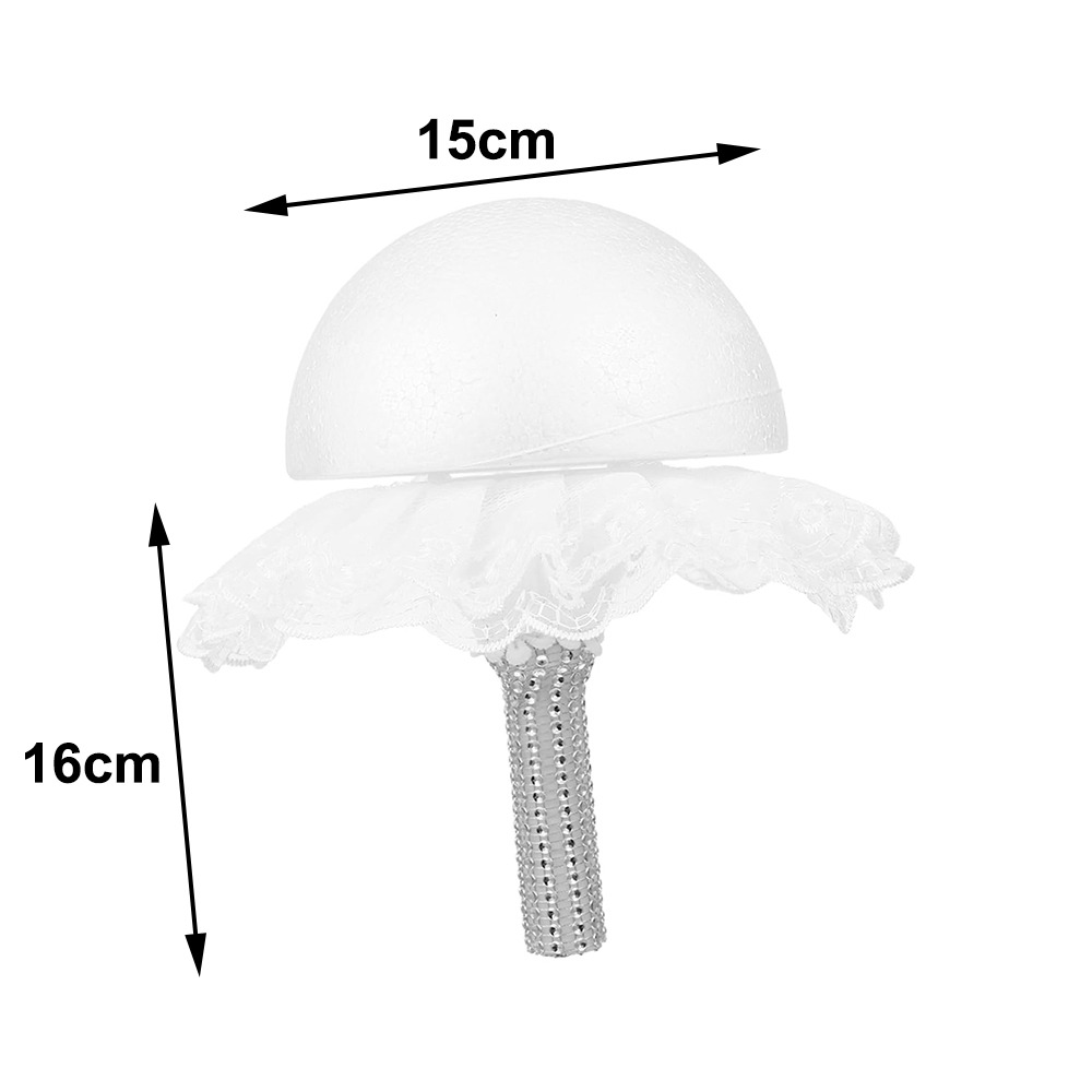 Модный белый кружевной держате – обзор и цена Bouquet Holder Foam